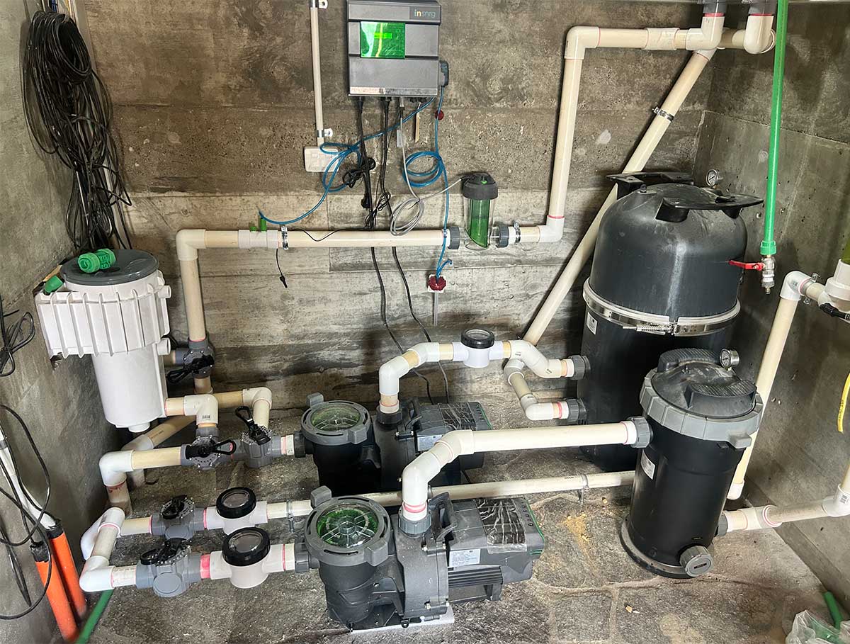 Complex plumbing and filtration